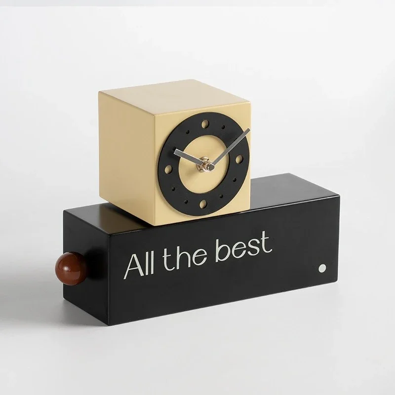 

Living room, bedroom, rotatable clock, entrance, high-end office desktop ornament