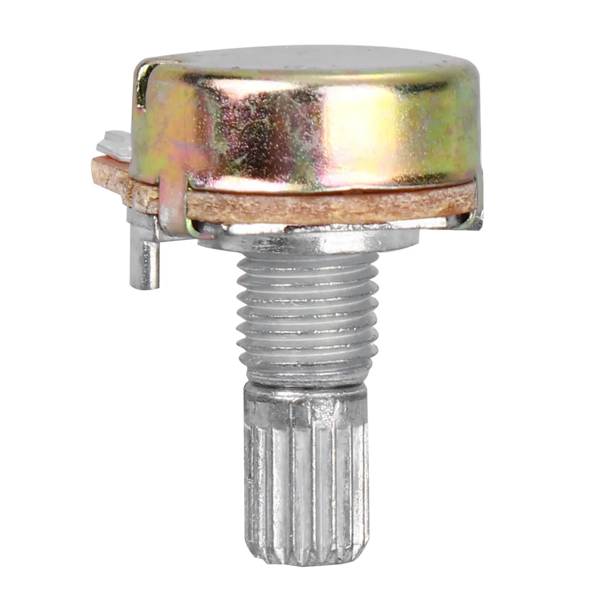 

30 комплектов аудиопотенциометров B100k с длинным рифленым разъемным валом, полноразмерные, для замены, для регулировки громкости и тембра гитары, бас-гитары, гитарных усилителей