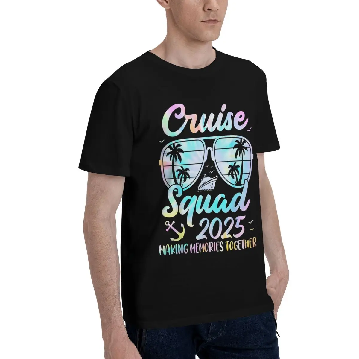 Cruise Squad 2025 Memories Motion Title Graphic Tees High grade Home Eur Size
