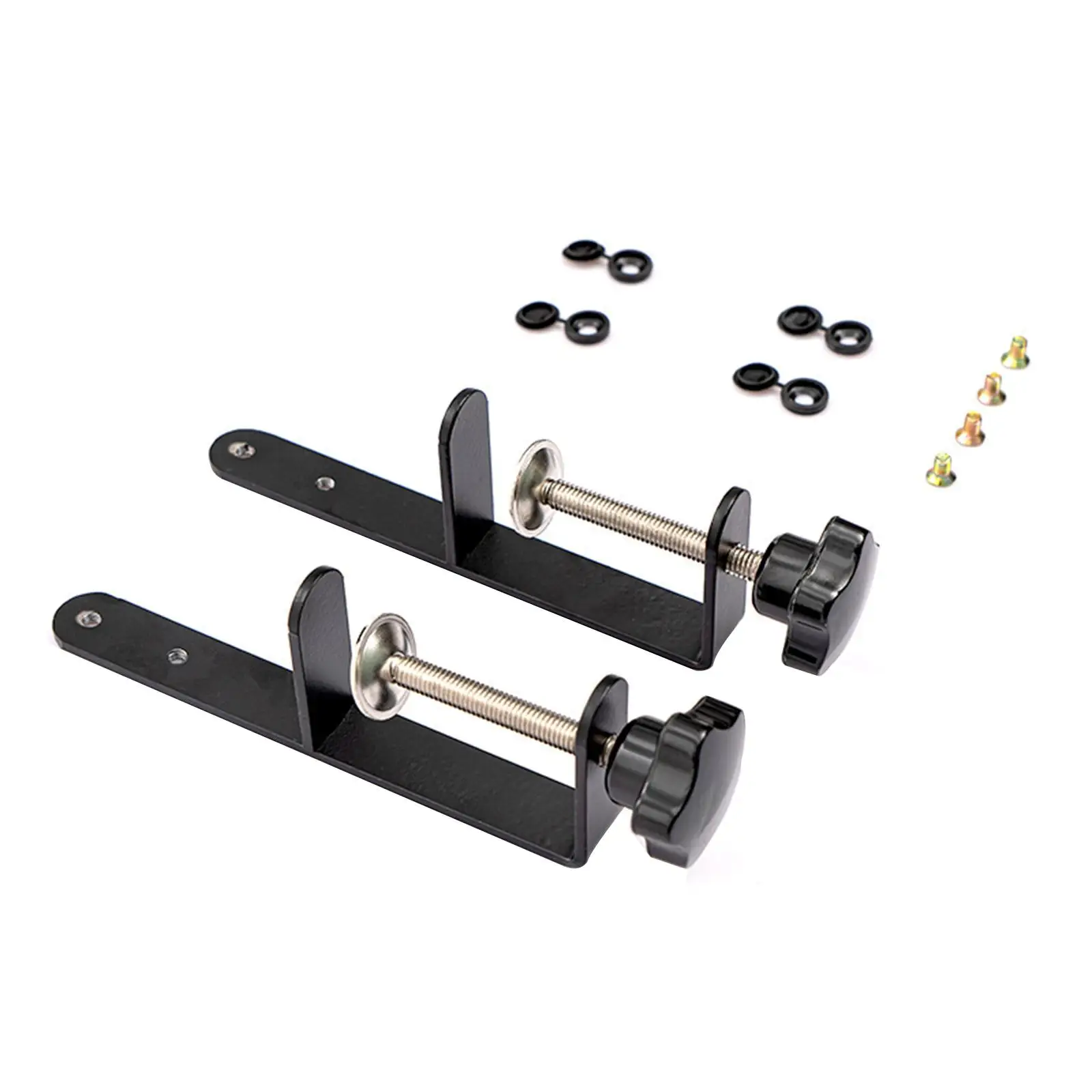 2 Pieces Pegboard Desk Mount Pegboard Panel Brackets Clamp Stand Fixing Clips
