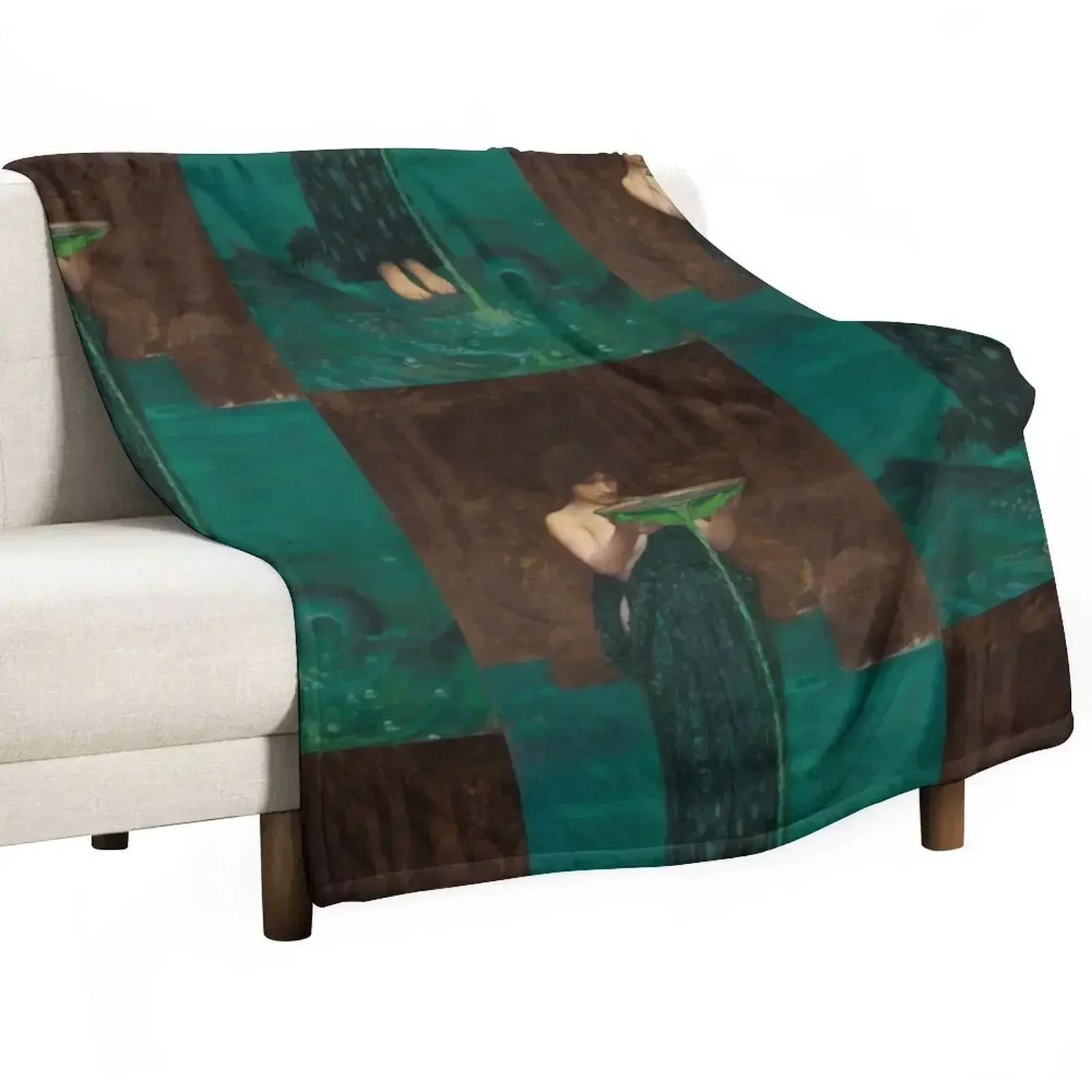 

Circe Invidiosa - John William Waterhouse 1892 Throw Blanket Nap sofa bed Hairys Blankets