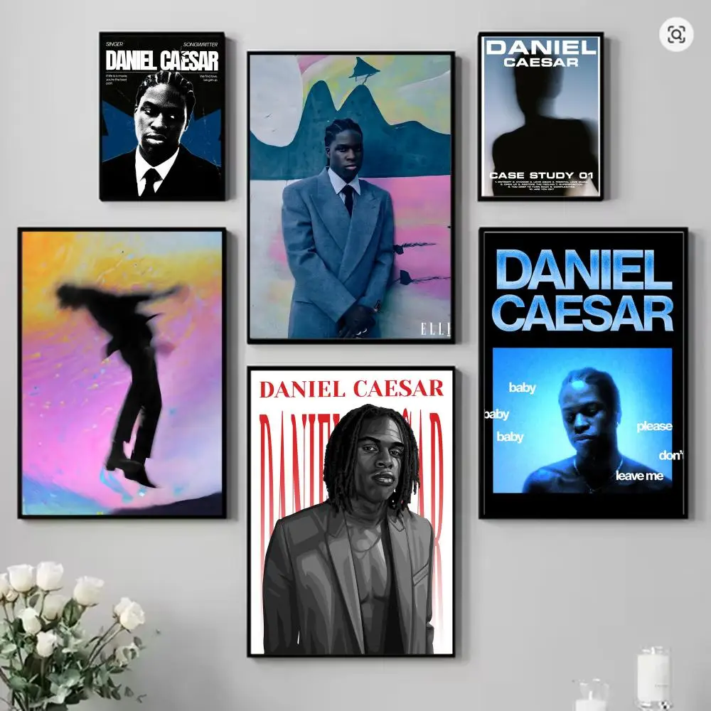 R & B المغني D-Daniel قيصر المشارك HD الفن جدارية الجدار المشارك مقاوم للماء خمر طباعة ديكور للمنزل الديكور DIY بها بنفسك دائم