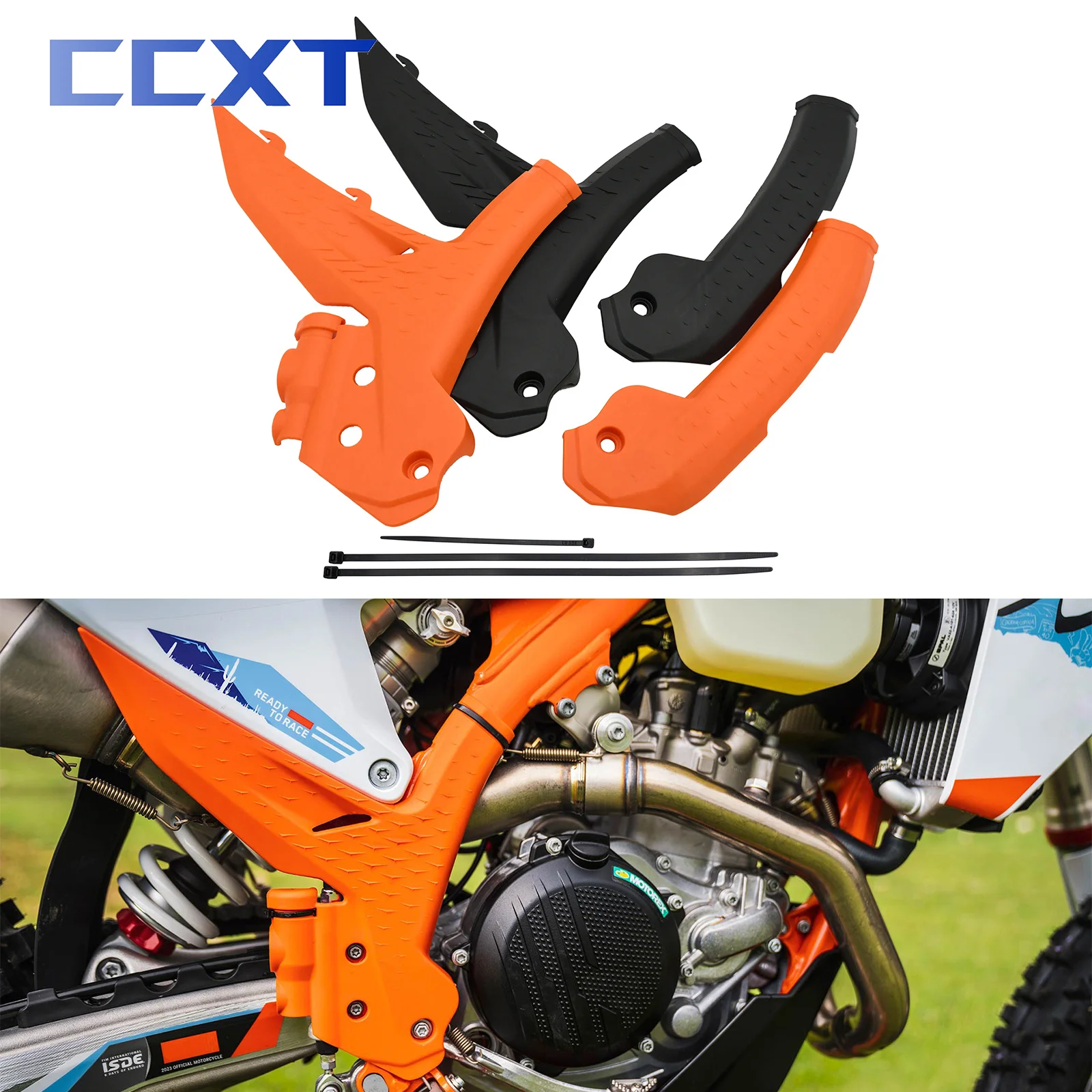 For EXC 250 300 Motorcycle Frame Guard Protector Cover For KTM 125 150 200 250 300 350 400 450 XC XCF SX SXF EXC EXCF 2023-2024