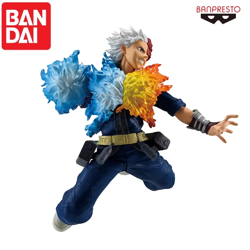 

В наличии оригинальная фигурка Bandai Banpresto My Hero Academia MAXIMATIC Todoroki Shouto из ПВХ около 17 см, модель игрушки в подарок