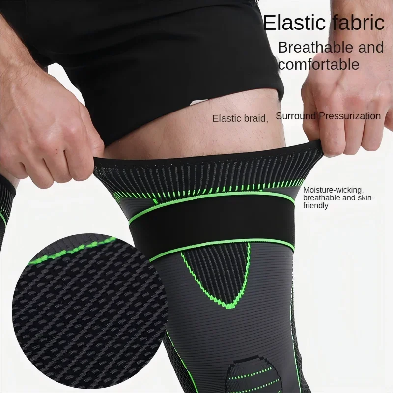 

Full Length Compression Leg Sleeves 1/2Pcs with Support Strap, Sports Leg Protector for All Outdoor Activities
