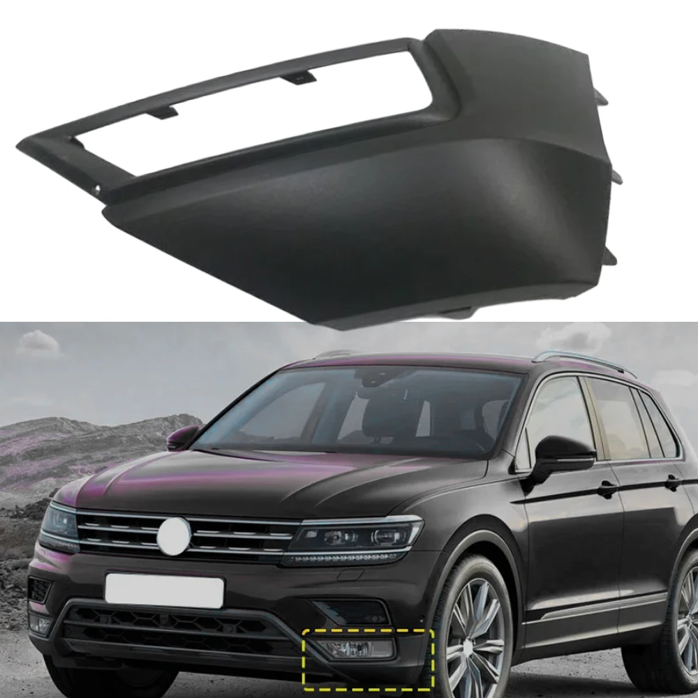 

For Volkswagen VW Tiguan L 2017 2018 2019 2020 2021 Front Bumper Fog Light Cover Grille Left Right Replace 5NG853211 5NG853212