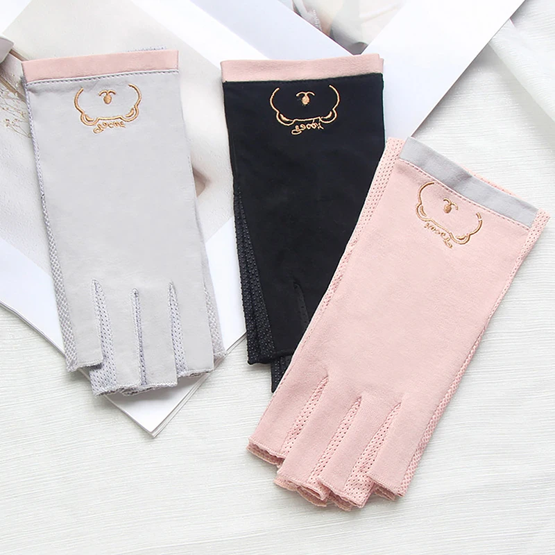 1 paar vingerloze anti-uv-nagelhandschoenen UV-gelschild voor manicure nail art LED-lamp droger stralingsbescherming handhandschoenen