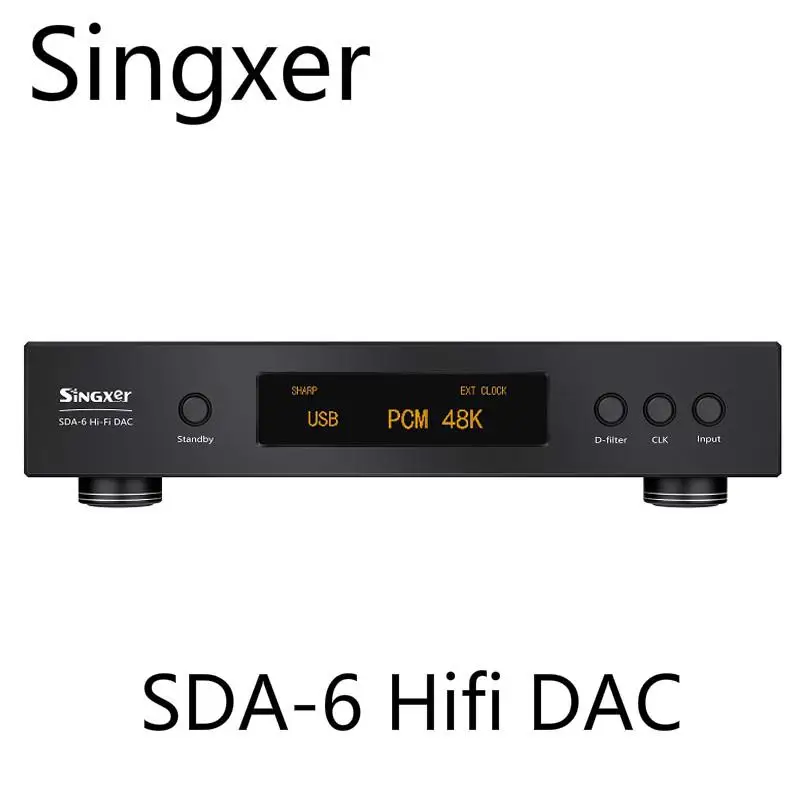 

Singxer SDA-6 DAC DSD512 AK4499 XMOS XU208 I2S USB NOS PLL Native Direct Solution Hifi Music Digital Analog Interface Decoder