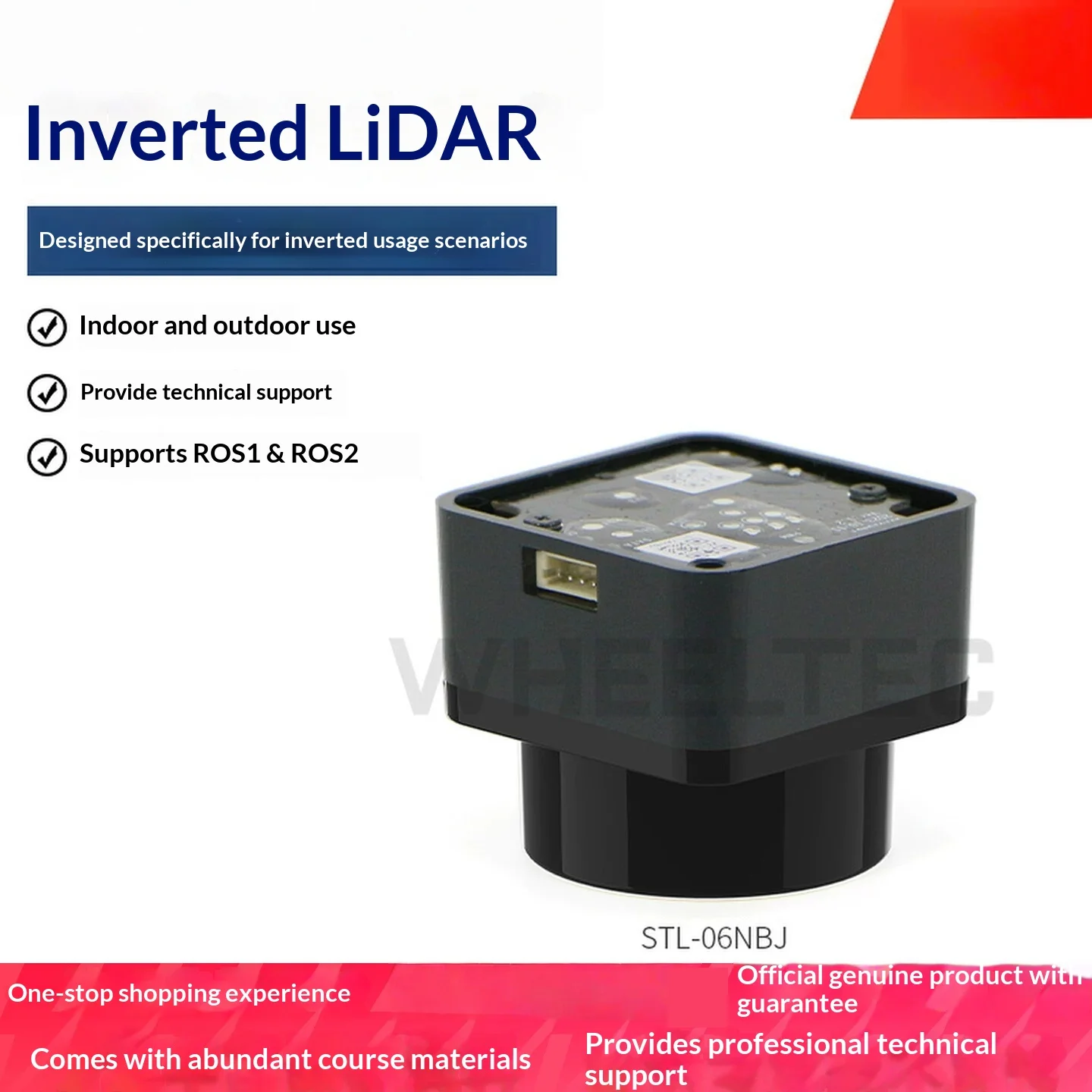 Ledong STL-06NBJ Inverted LiDAR TOF Ranging Sensor Four-axis Drone Quadcopter Indoor Outdoor Universal Laser Radar Module