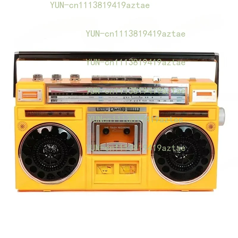 Sound Box Classic Tape Player Old-fashioned Nostalgic Collection Stereo Big Speaker Bluetooth U Disk Music Recorder