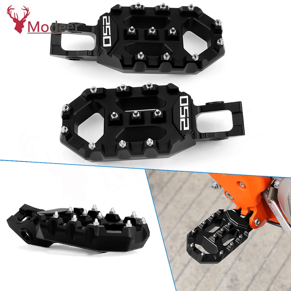 

For Hus FC250 FC350 FC450 FC 250 350 450 2016 - 2021 2022 Motorcycle Accessories CNC Footrests Pedals Foot Lever Foot Pegs Rest