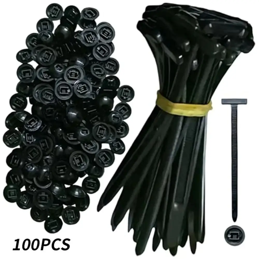 20/50/100Pcs Heavy Duty Nylon Universal Cable Tie Buckle Multi Purpose Wear-resistant Plastic Cable Ties Tool Portable