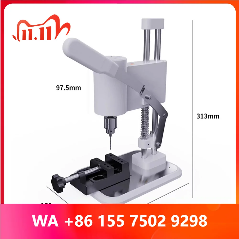 High-Precision Mini Bench Drill – Desktop Drilling hine with LED Light