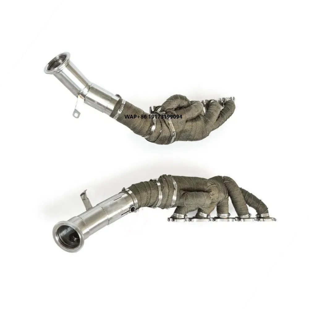 High Quality Insulated Exhaust Manifold Head for  Huracan STO Spyder 5.2 2019+Sport Catalytic Converter Power Upgrade