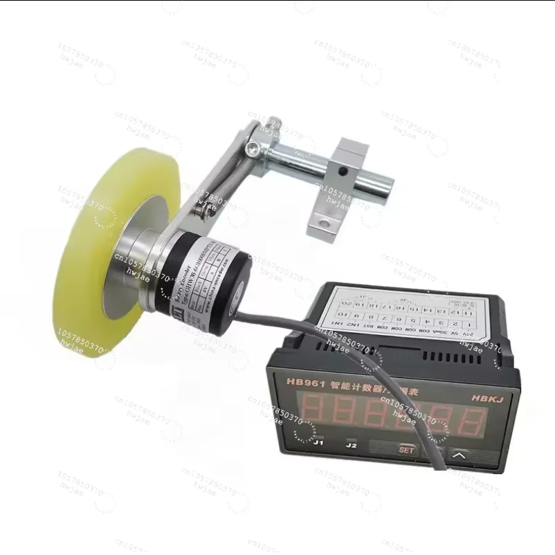 CALT wheel encoder GHW38 + HB961 display digital counter measuring length high precision counter