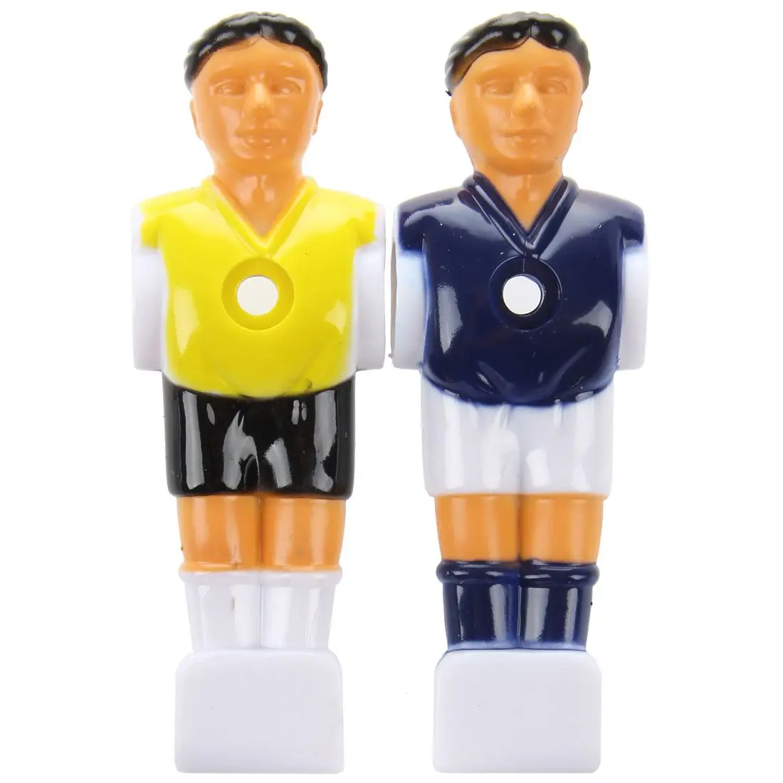 

【TRAVEL ESSENTIAL】22Pcs Foosball Man Table Guys Man Soccer Player Part Yellow+Royal Blue With Ball
