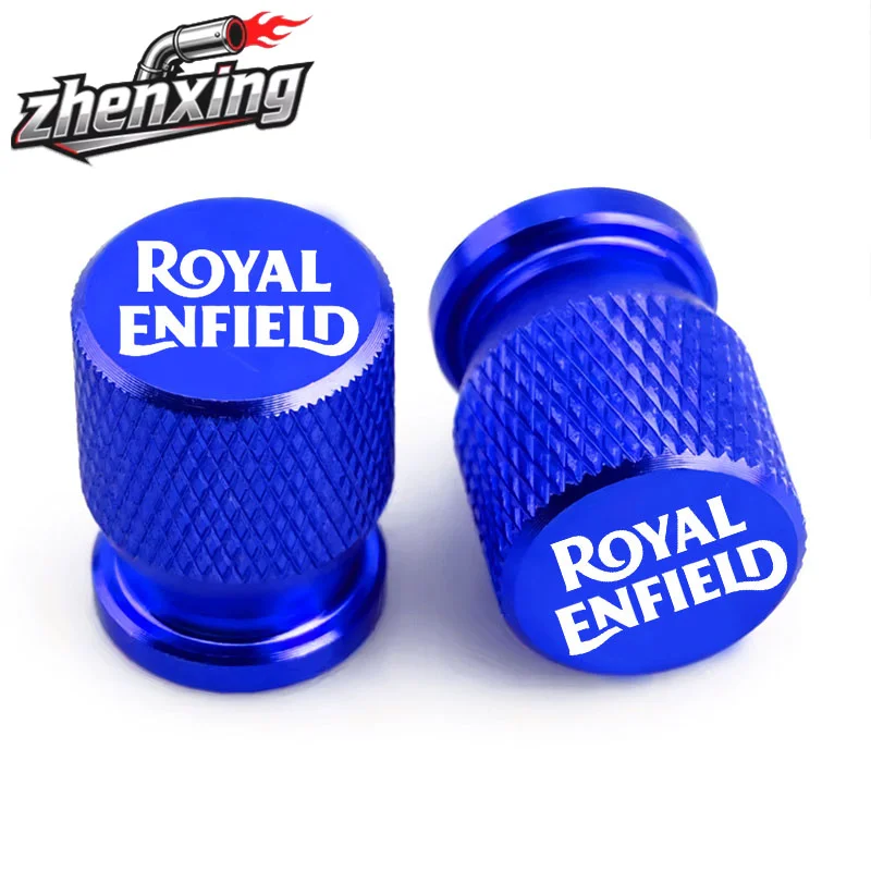 For Royal Enfield Bullet/Meteor/Classic 350 500 Interceptor 650 Continental GT 535 Himalayan 411 400i Moto CNC Tire Valve Caps image 4