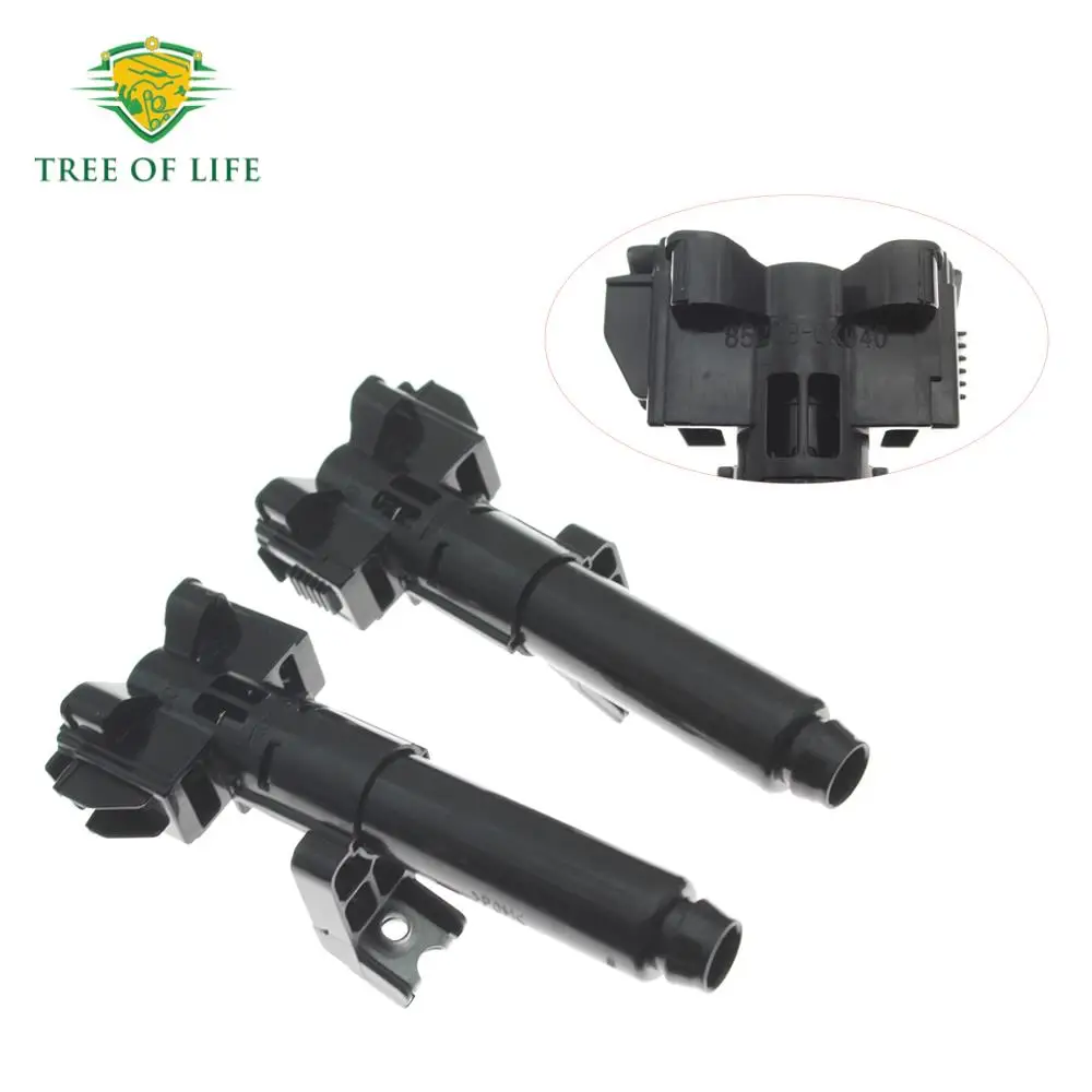 For Toyota Hilux 2015+ Front Bumper Headlight Washer Spray Nozzle Jet Cover Cap 85207-0K040 85208-0K040 850440K120 850450K130