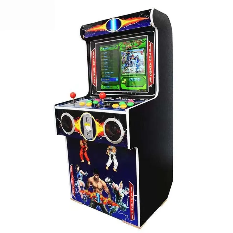 17 inch fighter coin coin arcade game machine battle arcade machine is made of durable metal