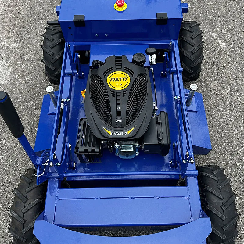 Customized Four-Mini Plaza Mower for Golf Courses DIY Grade Wheel Remote Control Mower Self-Propelled