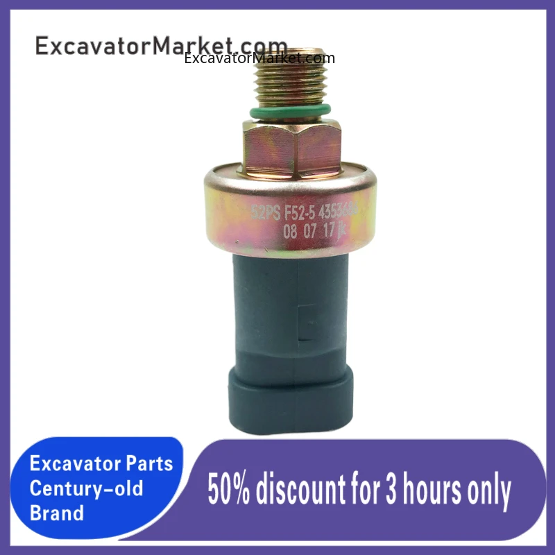 For Hitachi 70/60/100/120/200-5 Distribution Valve, Travel Pressure Sensor, Switch, Excavator Accessories High Quality