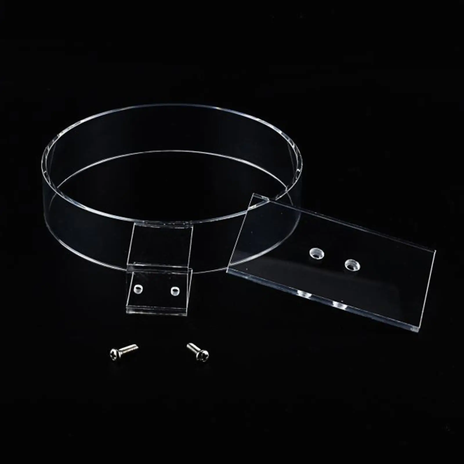 2Pcs Headband Display Stand Acrylic Hair Hoop Holder Storage Rack for Retail