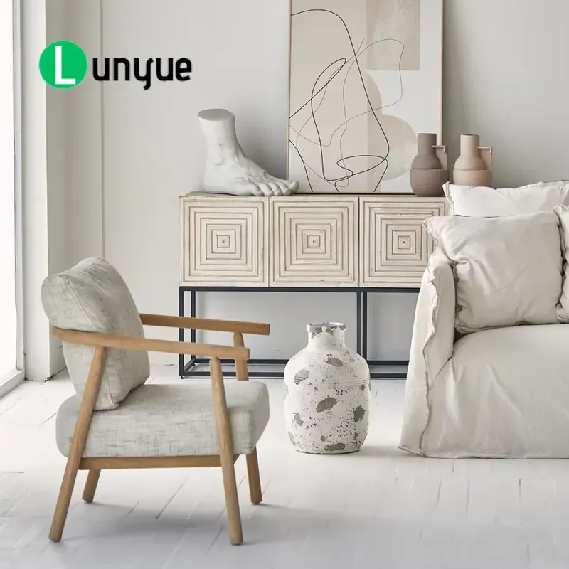 Recycled Pine and Steel Accent Table Simple Living Room Side Table Console Table for Home Decor Durable Modern Furniture