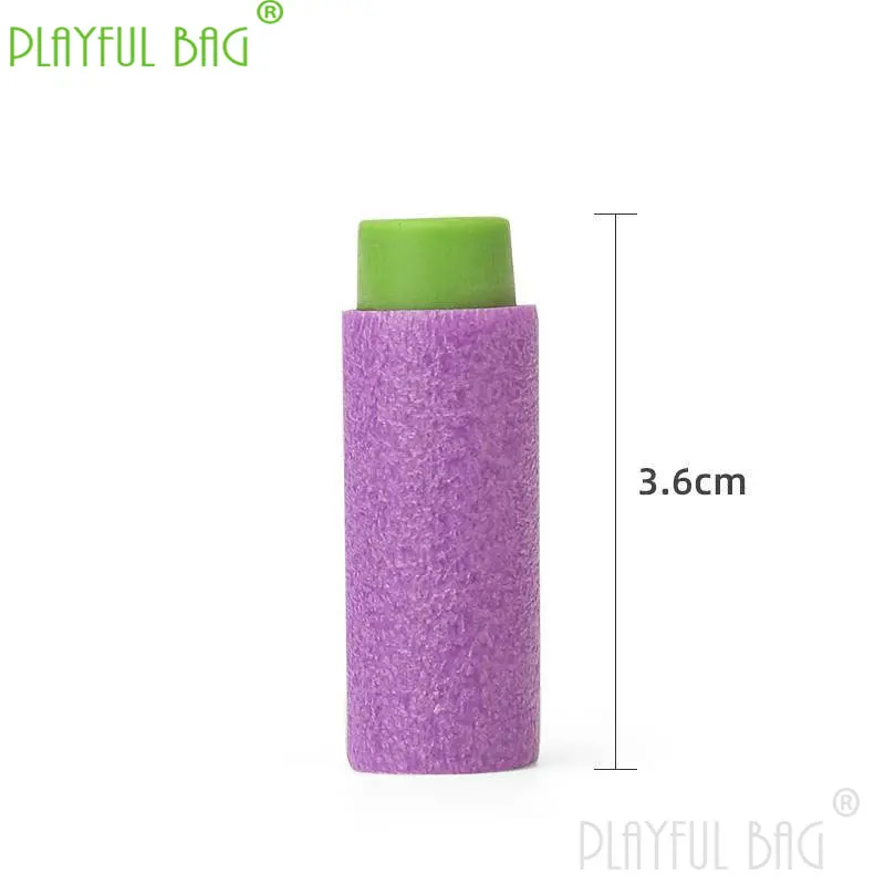 Outdoor sports Jiusi Chenghai BK-1 miękki pocisk akcesoria do pistoletu AR gąbka miękki pocisk przezroczysty kolor plastikowy klips ID03