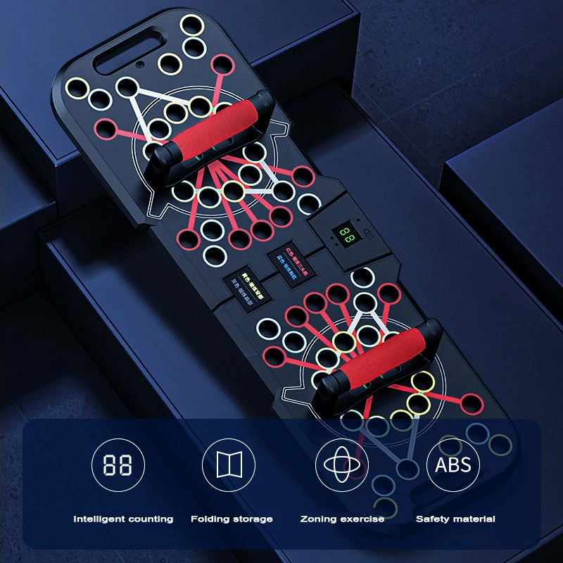 Multi Functional Push Up Stand Equipment Home chest expander Electronic counting Push Up Board