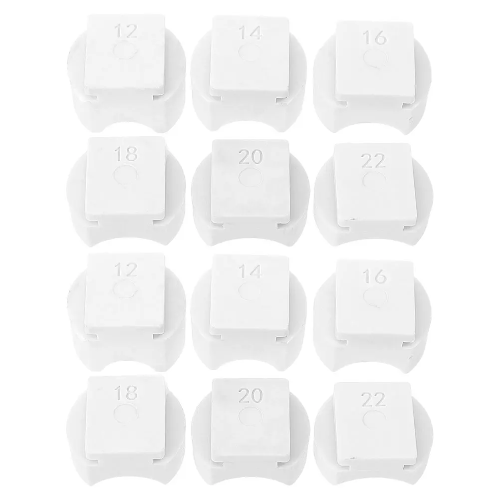 

12 Pcs Rounding and Machine Accessories Practical Ring Bender Dies Parts Small Convenient Plastic Jewelry Pressing