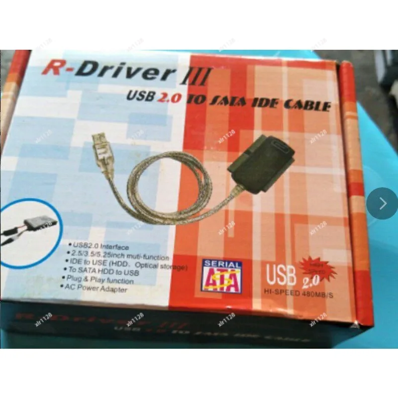 Hard Drive Converter IDE SATA To USB 3-in-1 Adapter With Power