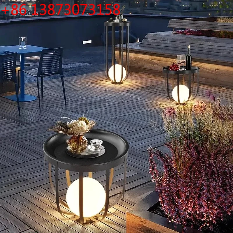 Solar outdoor lawn waterproof garden atmosphere floor luminous object outdoor