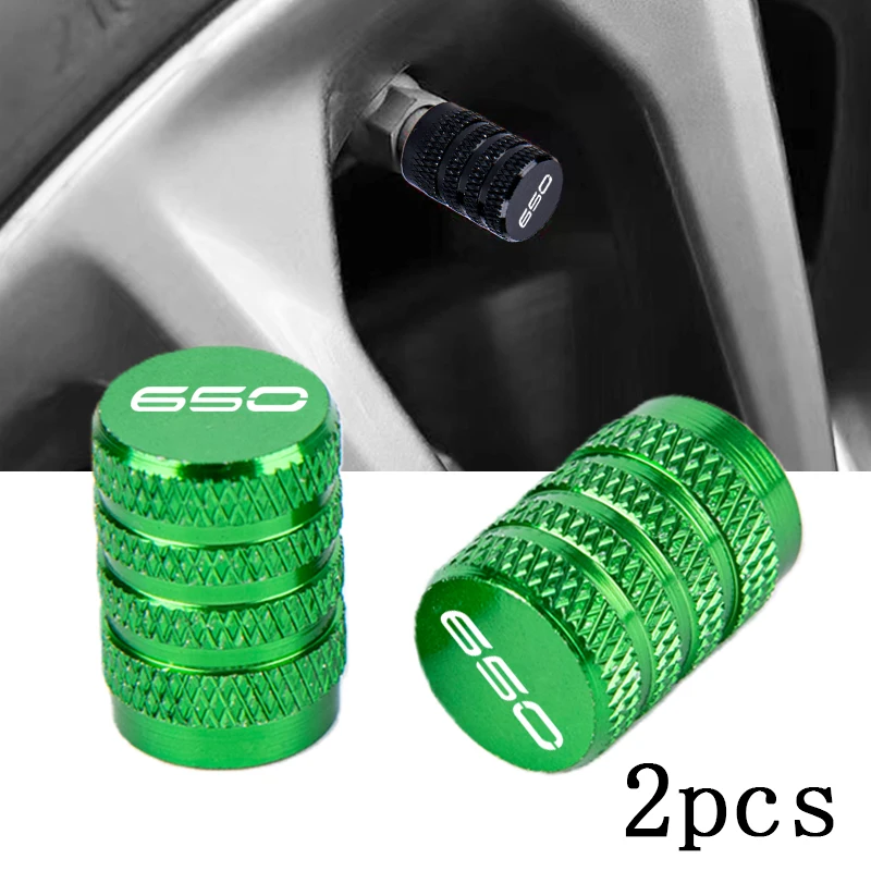 For Kawasaki Z650 Z650RS NINJA650 Z 650 NINJA 650 2017-2025 2pcs Motorcycle Tire Valve Stem Caps Tyre Airdust Waterproof Covers