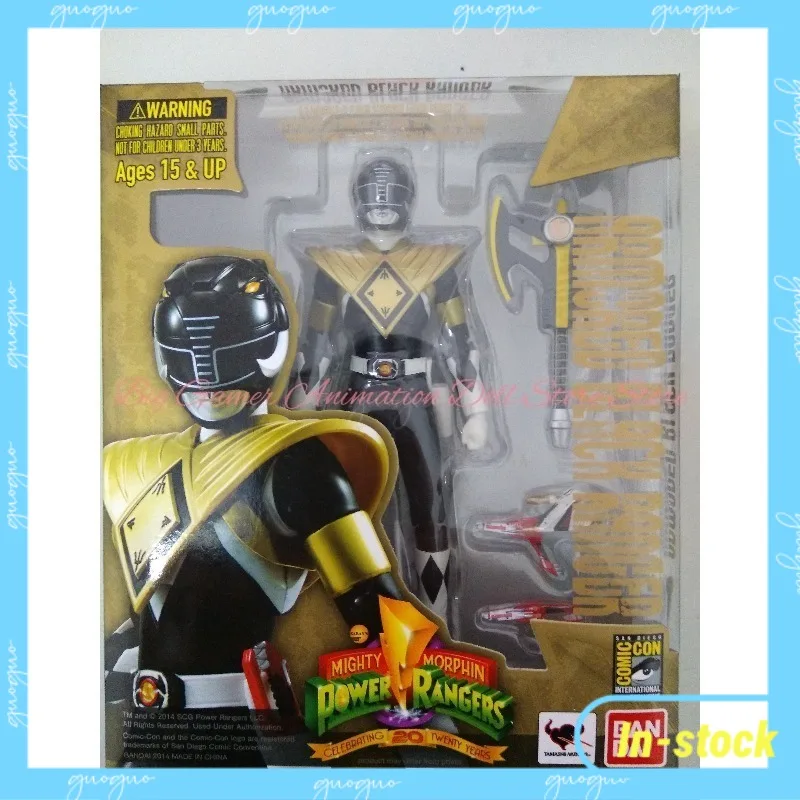 Figura Exclusiva SDCC de BANDAI S.H.Figuarts Power Rangers Armored Black Ranger