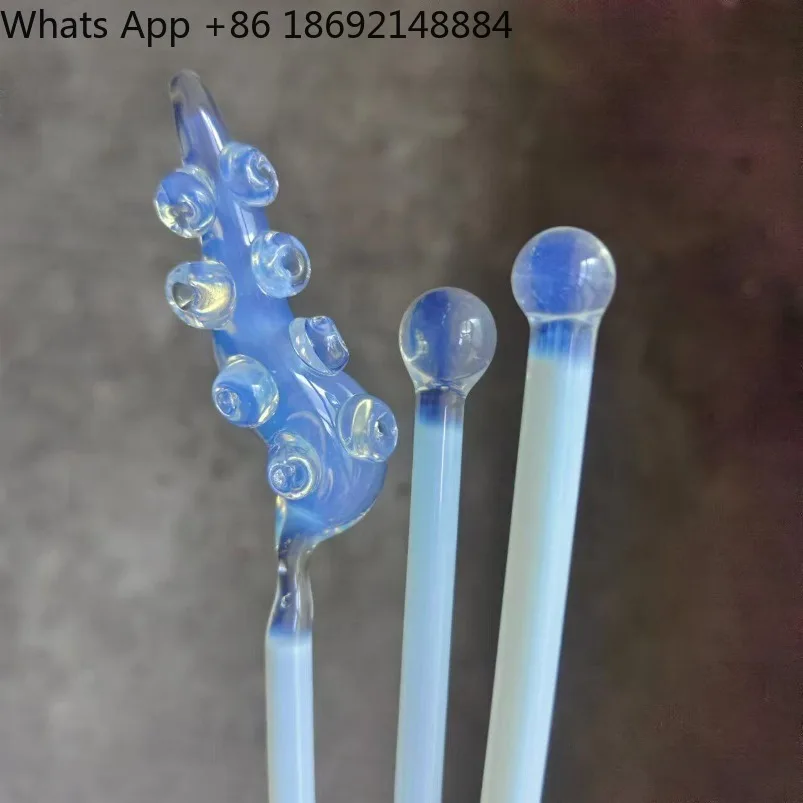 

B04 B05 Light and dark ghost white, new high borosilicate color-changing glass rod hard material