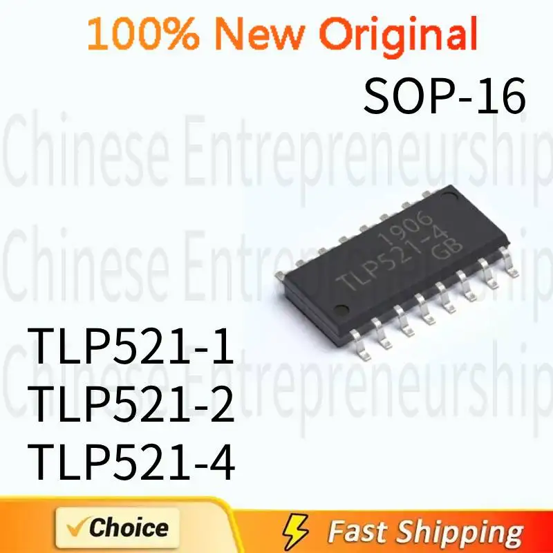 10 PCS SOP-16 TLP521-1 TLP521-2 TLP521-4 SOP-16 SMD PC847 Small volume foot position 1.27mm opto-coupler 100%Quality Original