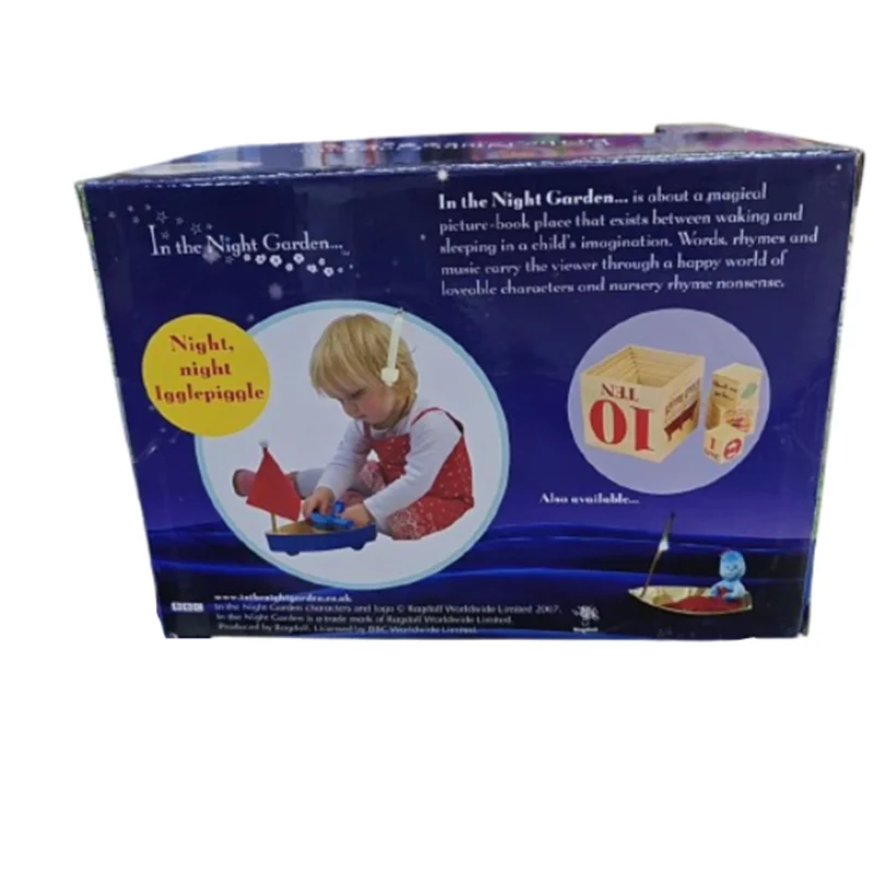 In The Night Garden Plastic Wooden Toy Wood Ship Boat Merry-go-round Whirligig Igglepiggle Upsy Daisy Makka Pakka Friend Gift