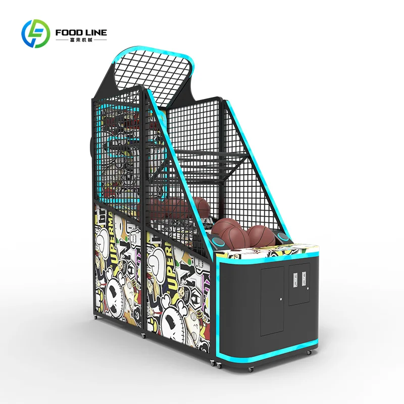 Coin Electronic Street Basketball Arcade Game Machine for Commercial Use Custom