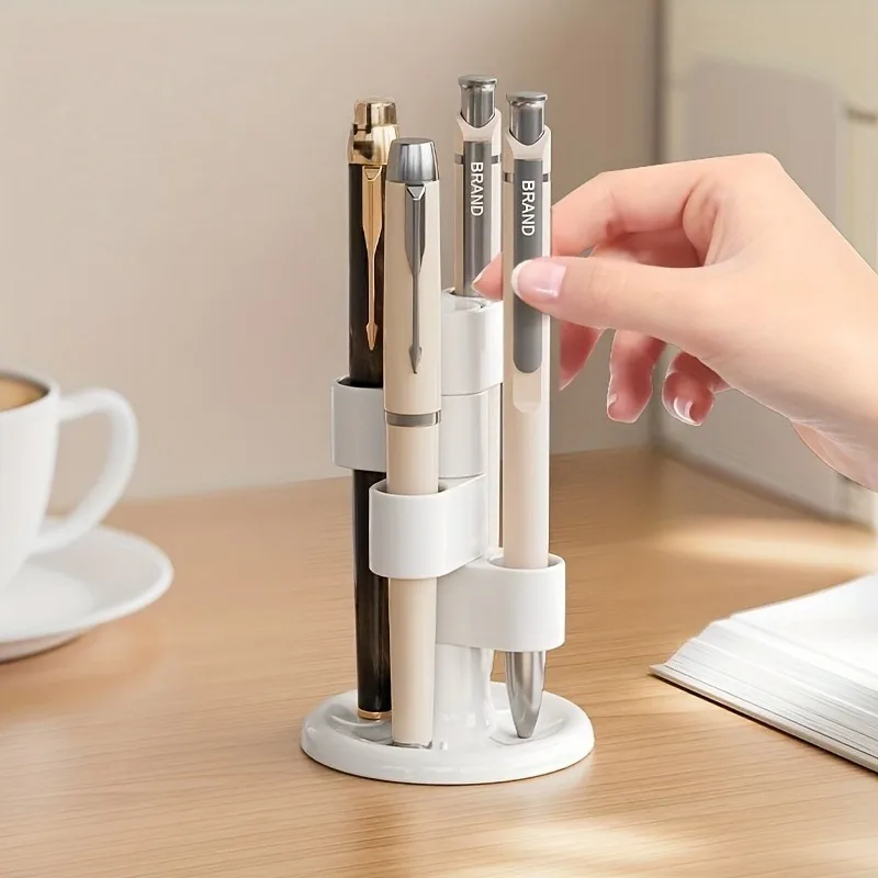 360 degree rotating pen holder,makeup brush holder,toothbrush holder,school/office/home storage,back to school season,Christmas