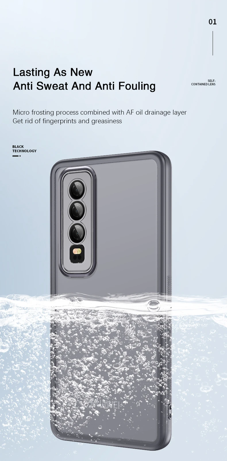 Pellicola Protettiva Opaca Per Retro Huawei P30 Pro (2 Pezzi) - TPU Antigraffio Con Applicazione A Umido, Smart Engineered (Made In Germany) - 5