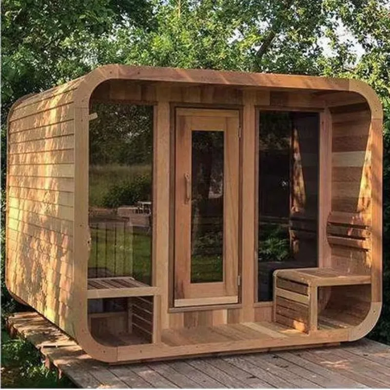 

Portable Sauna Room Infrared Steam Cabin Mobile House Home Spa Relaxation Detox Equipment for Indoor Outdoor Use