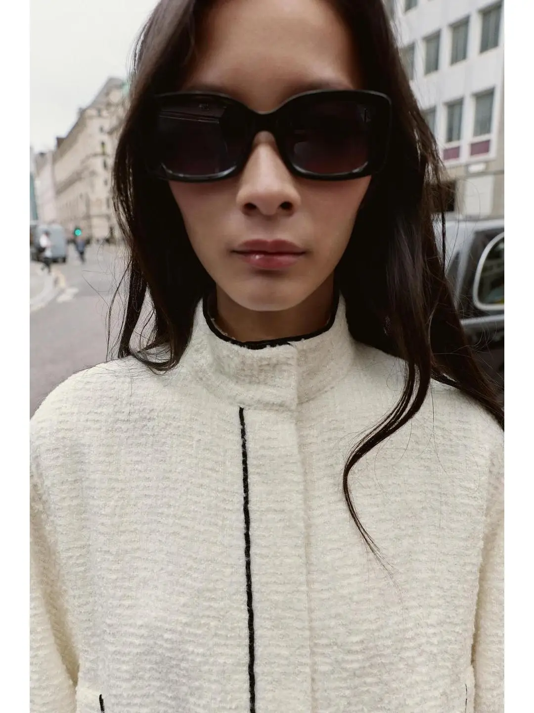 Elastische zoom Pilot Jaet Long Sve Opstaande kraag Damesbovenkleding Faion Veelzijdig Recht gesneden Kleur Blo Design Herfst...