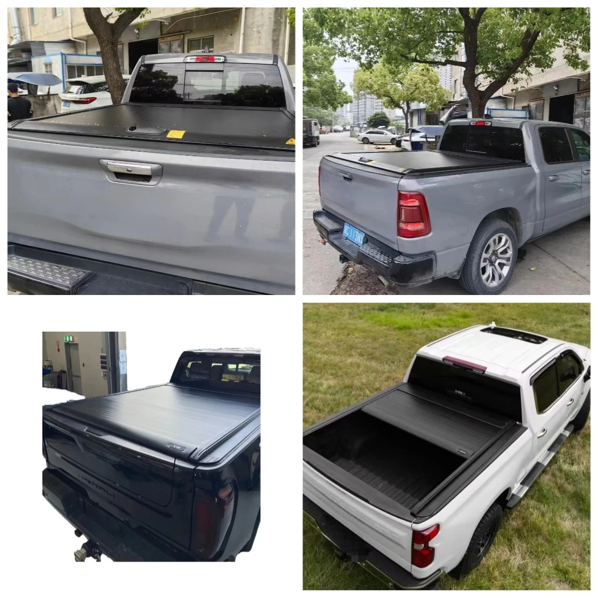 

Custom-Fit Heavy Duty Aluminum Roller Cover for Pickup Trucks Sierra Chevy Silverado Ram F-150 Hard Tonneau Locking