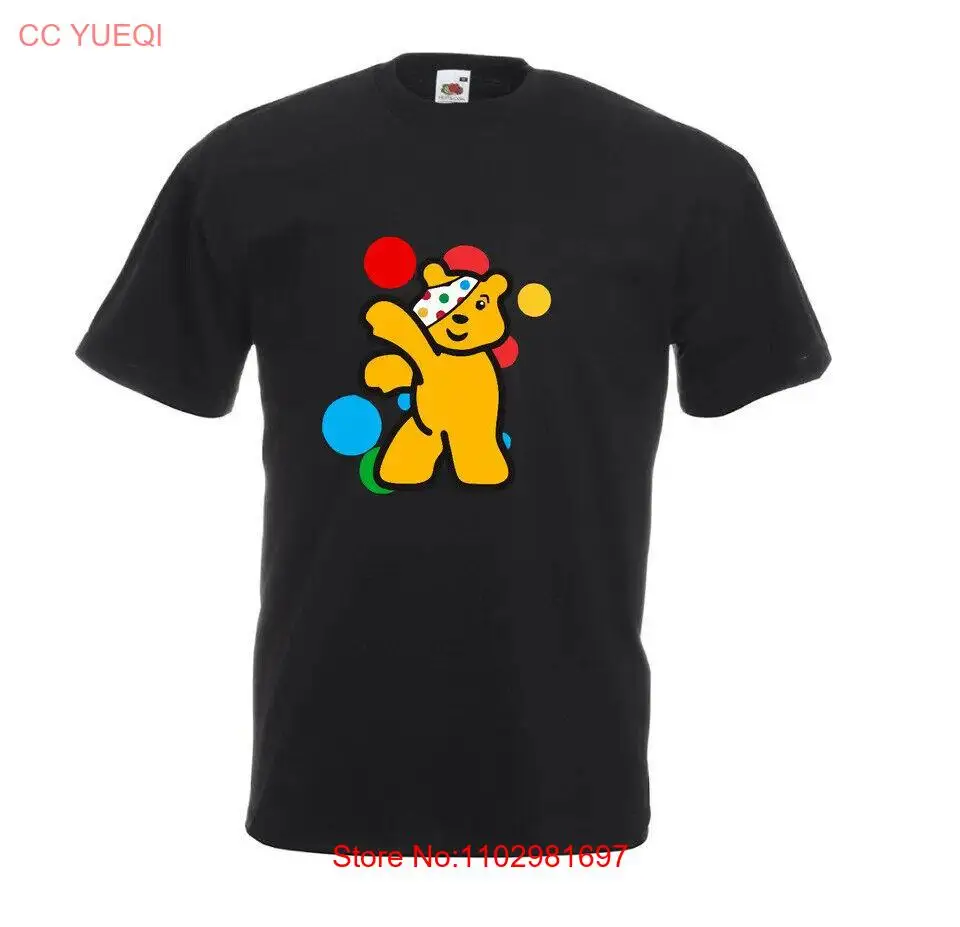 New Kids Men Women Spotty Cuddling Pudsey Bear T-Shirt Charity Children In Need