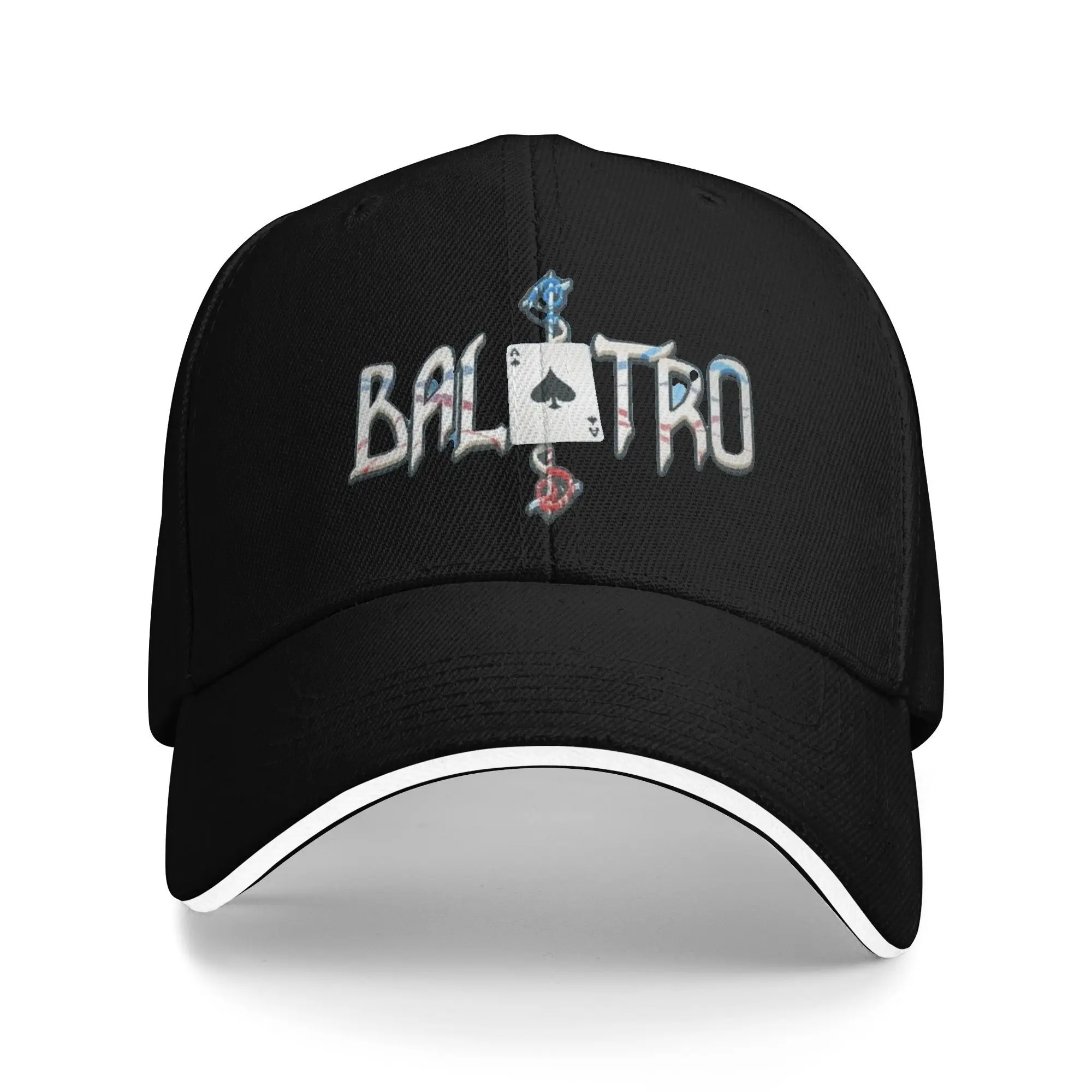 

Шляпа-сэндвич с логотипом Balatro, унисекс, хип-хоп, бейсболка, шляпа-сэндвич, регулируемая кепка Snapback, летняя кепка