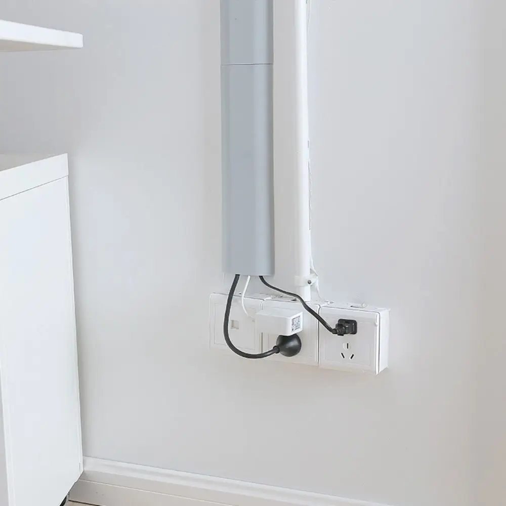 Self-Adhesive Cable Management Box Wall Mount Storage Management Cord Organizer Clip Flat Screen Wiring Accessories