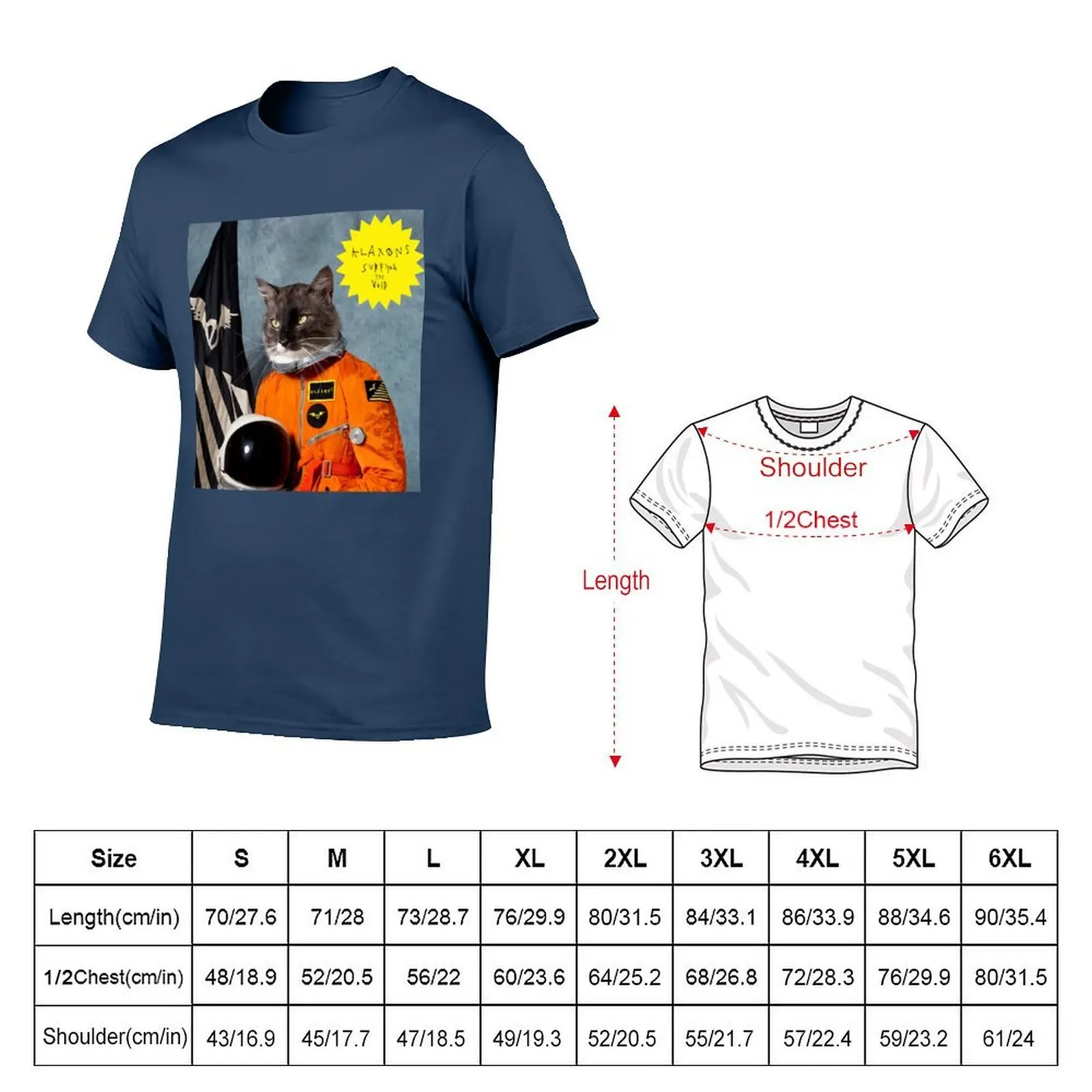 Surfing the Void T-Shirt Urban Style Casual Short Sleeve Top