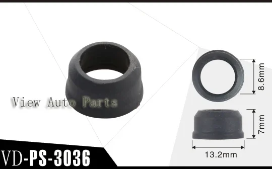 10 set per kit di riparazione e servizio iniettori di carburante compreso il tappo in plastica del filtro iniettore O-ring Viton VD-RK-0005