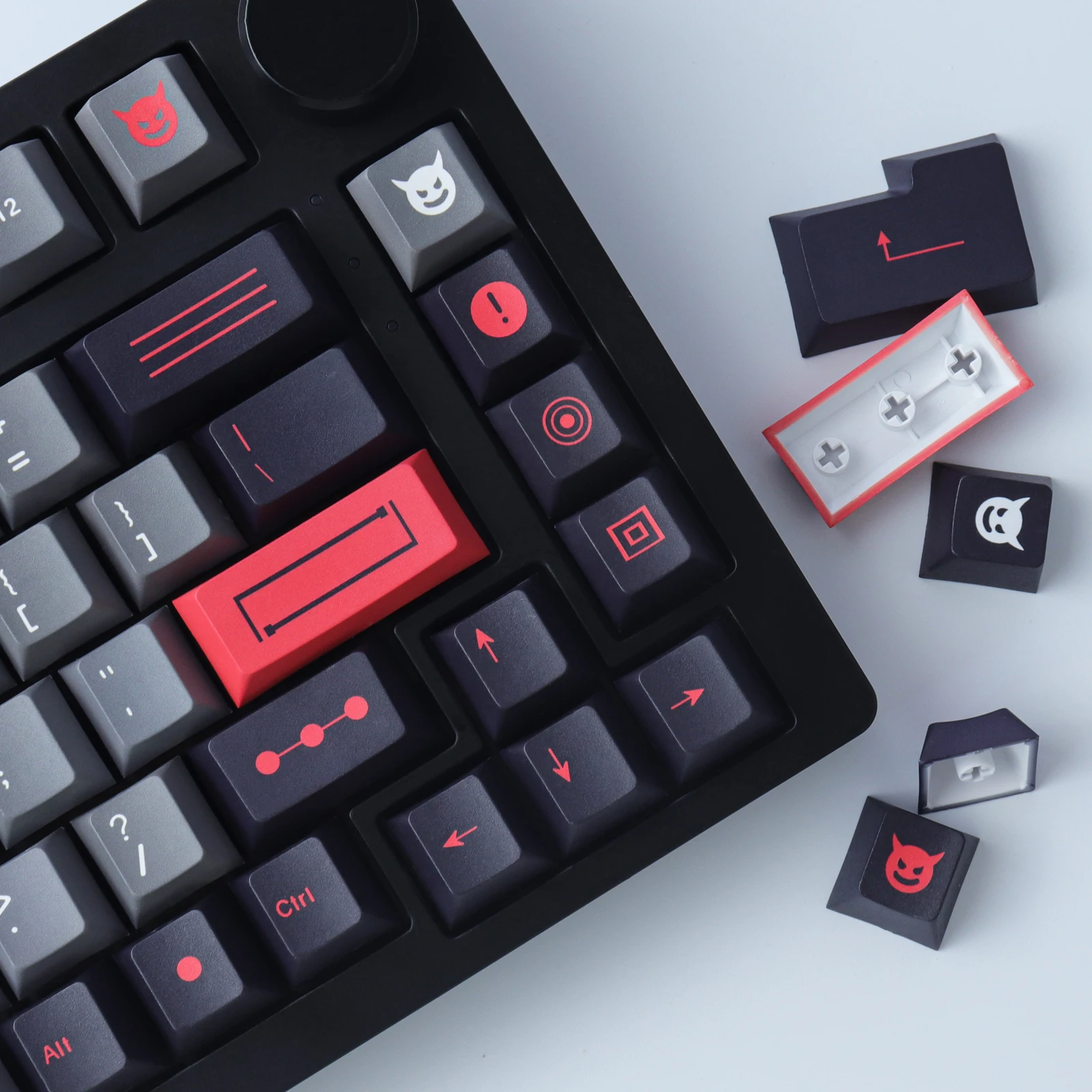 Gmk mal dolch keycaps 147 teclas pbt dye-sublimação cherry perfil keycaps definido para teclado mecânico