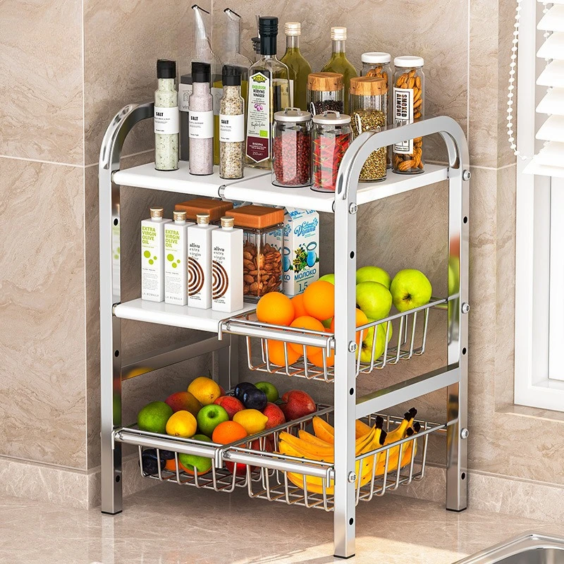 

Saving Space Organizer Extremely Cleaning Kitchen Multi-layer Bookcase Bedroom Popular Living Room Furniture Rangement​ XY40ZWJ